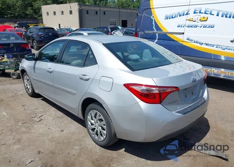 2017 Toyota Corolla Le из США, поврежденный, VIN 2T1BURHEXHC801425